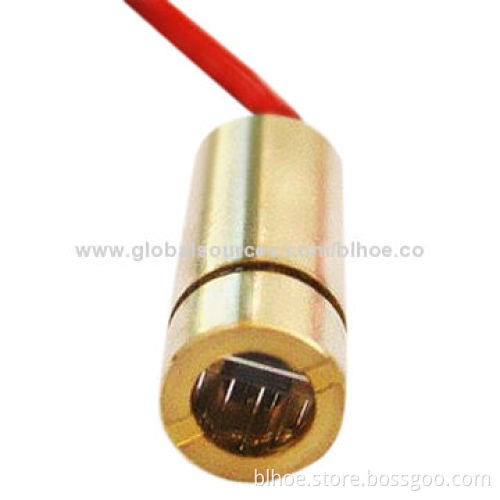 Cross 650nm/0.8mW laser modules, measures 9 x 21mm